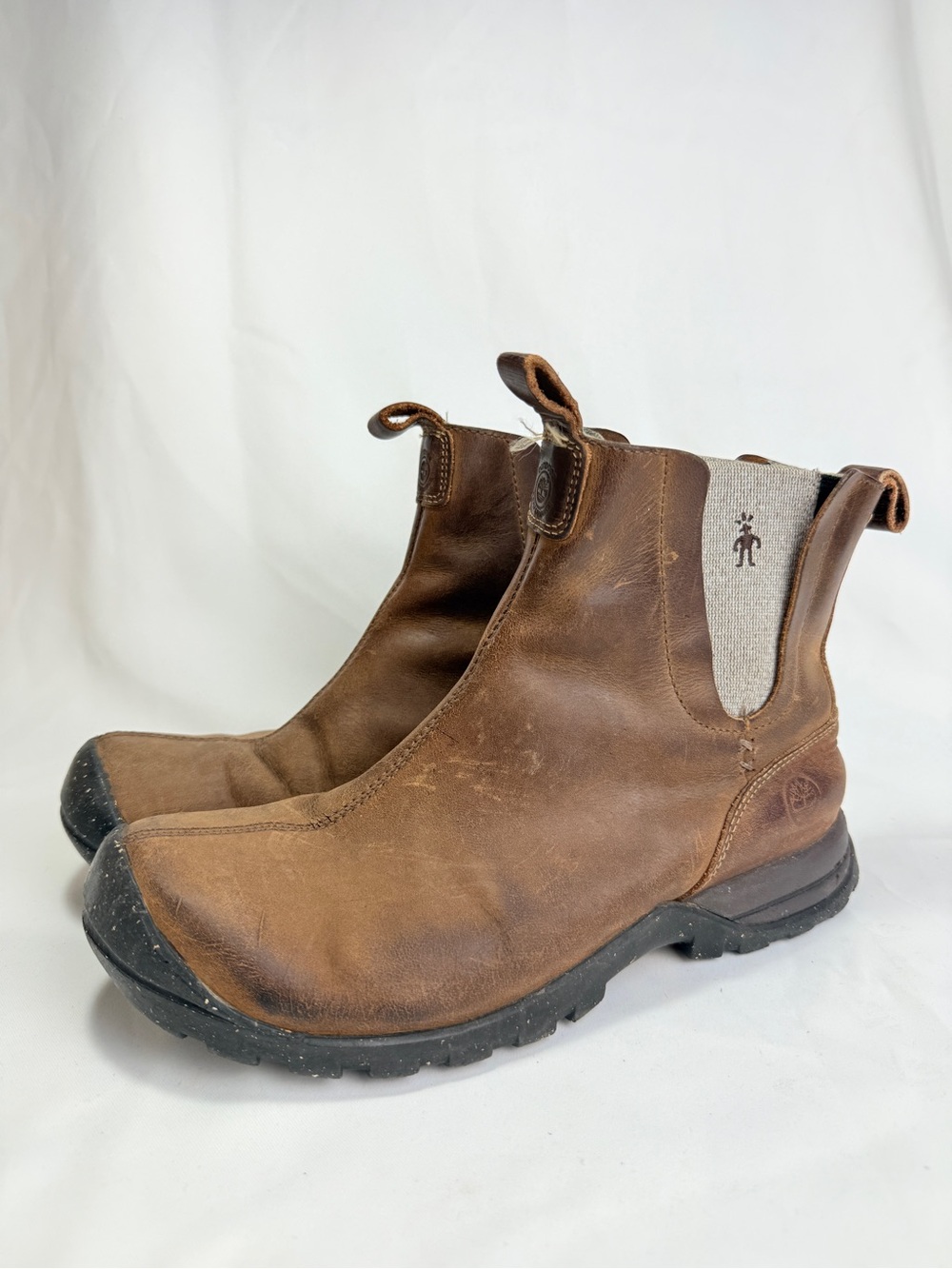 Timberland x Smartwool Vibram Chelsea Boots Women Sz 8 Waterproof Leather 25140